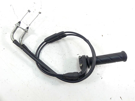 2013 Ducati Diavel Red Throttle Grip Handle Cables Set 65420161A {{ shop.shopifyCountryName }} - Mototech271