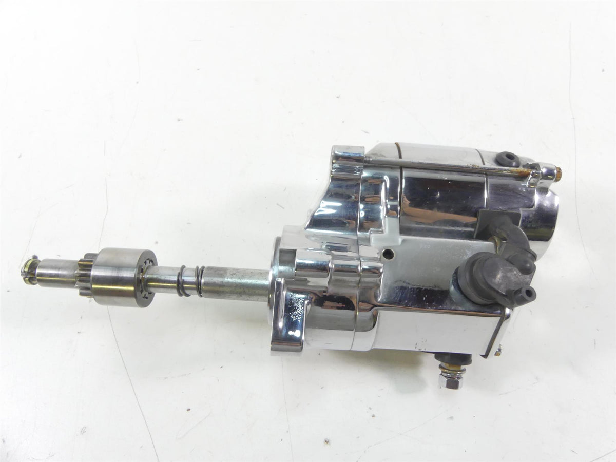 2005 Harley FXDWGI Dyna Wide Glide Engine Starter Motor Chrome - Read 31553-94B {{ shop.shopifyCountryName }} - Mototech271