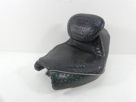 2005 Honda V-Twin VTX1800 S3 Mustang Front Crocodile Skin Seat Back Rest 528024 {{ shop.shopifyCountryName }} - Mototech271