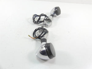 2003 Honda VTX1800 C Smoked Front Blinker & Clamp Set 33400-MBH-672