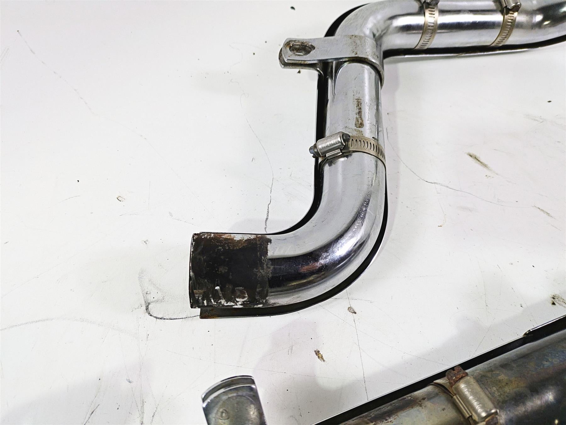 2005 Harley Softail FLSTSCI Heritage Springer Exhaust Pipe Header Set 65513-00A {{ shop.shopifyCountryName }} - Mototech271