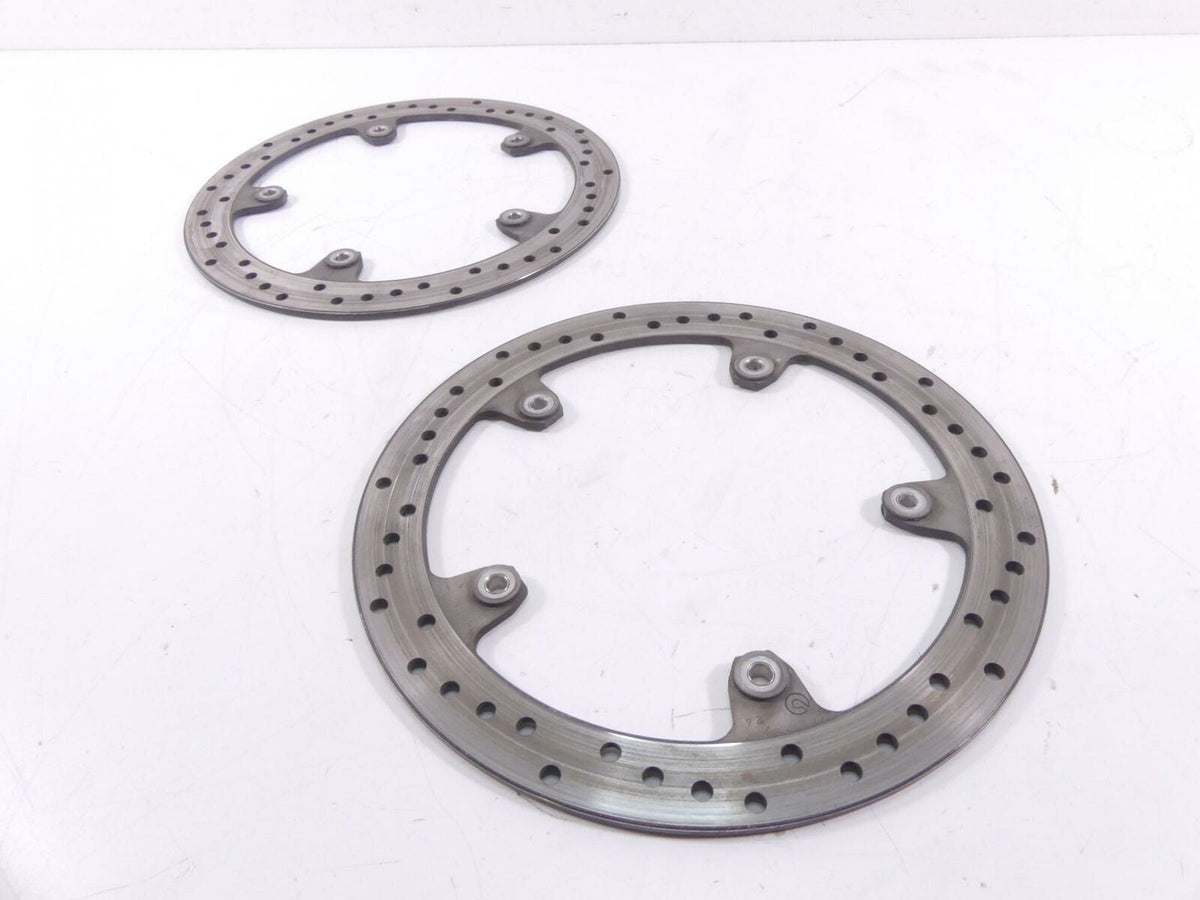 2012 BMW S1000RR K46 Front Left Right Brembo Brake Disc Rotos 320Mm 34117723493 {{ shop.shopifyCountryName }} - Mototech271