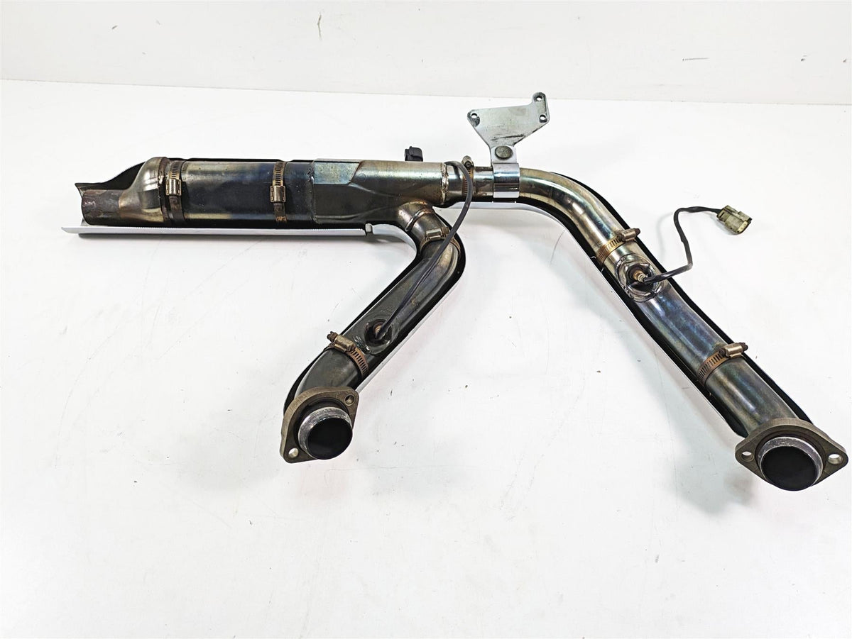 2012 Harley FLD Dyna Switchback Oem Exhaust Header Manifold Pipe Set 65551-12 {{ shop.shopifyCountryName }} - Mototech271