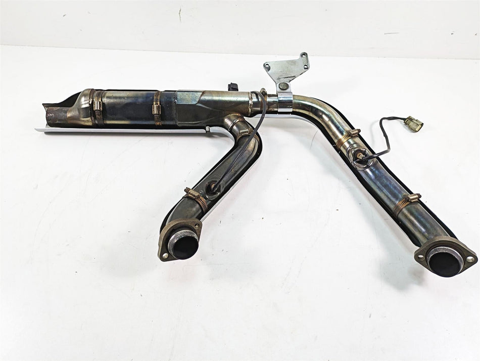 2012 Harley FLD Dyna Switchback Oem Exhaust Header Manifold Pipe Set 65551-12 {{ shop.shopifyCountryName }} - Mototech271