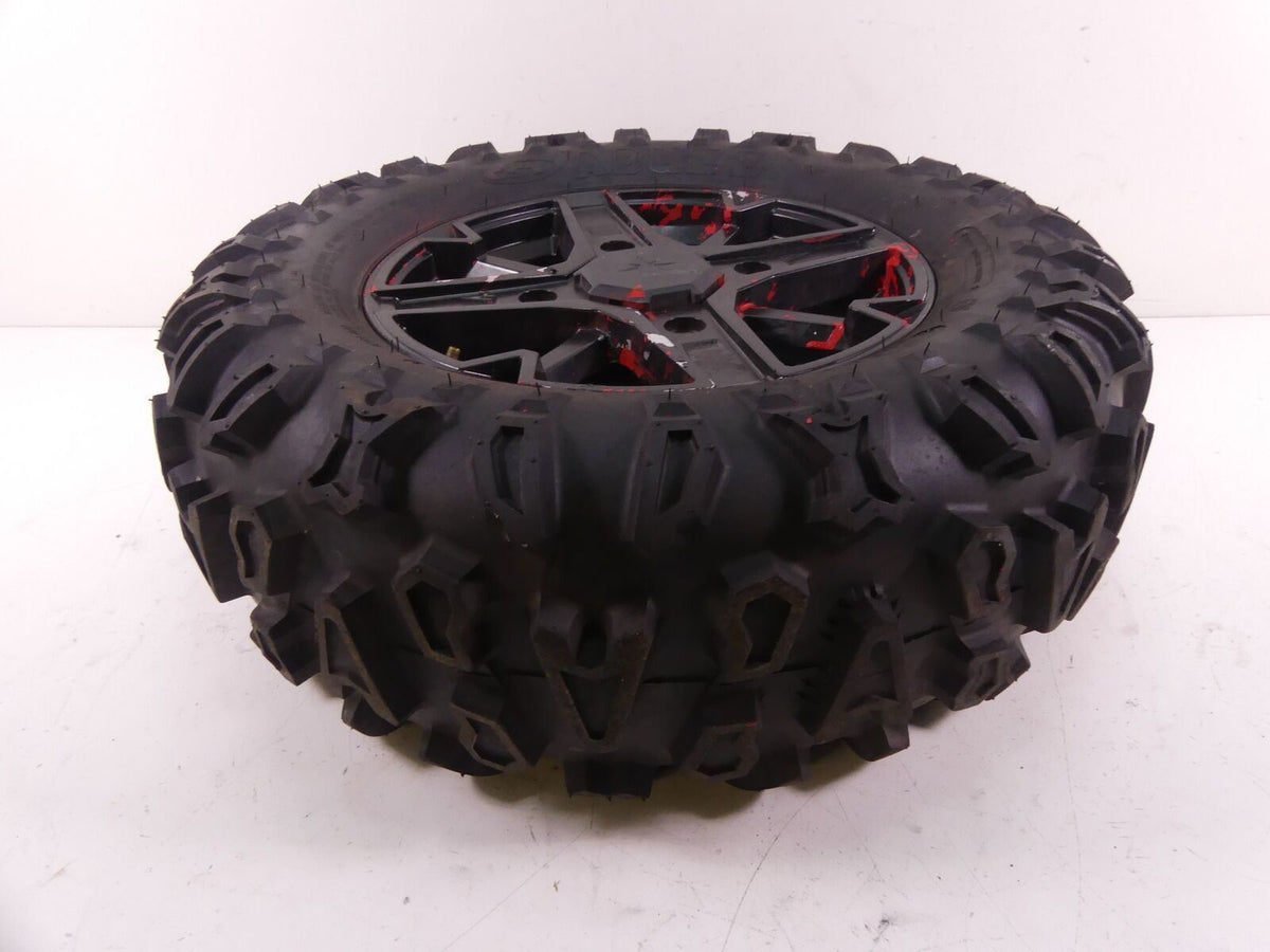 2016 Polaris Sportsman 850SP Front Left Wheel Rim 14x5.5 + CST Abuzz Tire 152210 {{ shop.shopifyCountryName }} - Mototech271