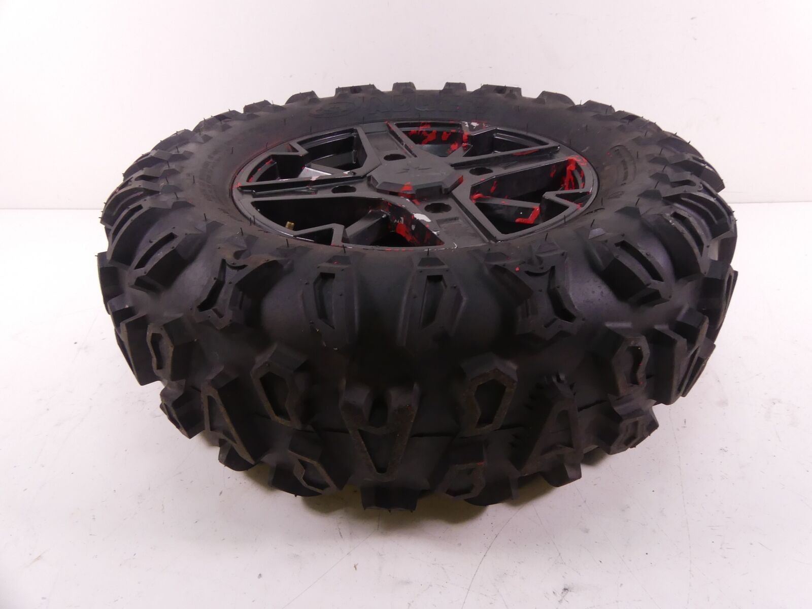 2016 Polaris Sportsman 850SP Front Left Wheel Rim 14x5.5 + CST Abuzz Tire 152210 {{ shop.shopifyCountryName }} - Mototech271