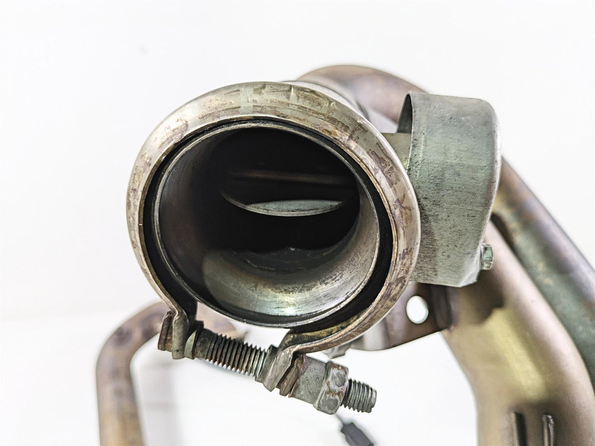 2013 Ducati Hyperstrada 821 Exhaust Header & Servo Motor Set -Dents 57013291B {{ shop.shopifyCountryName }} - Mototech271
