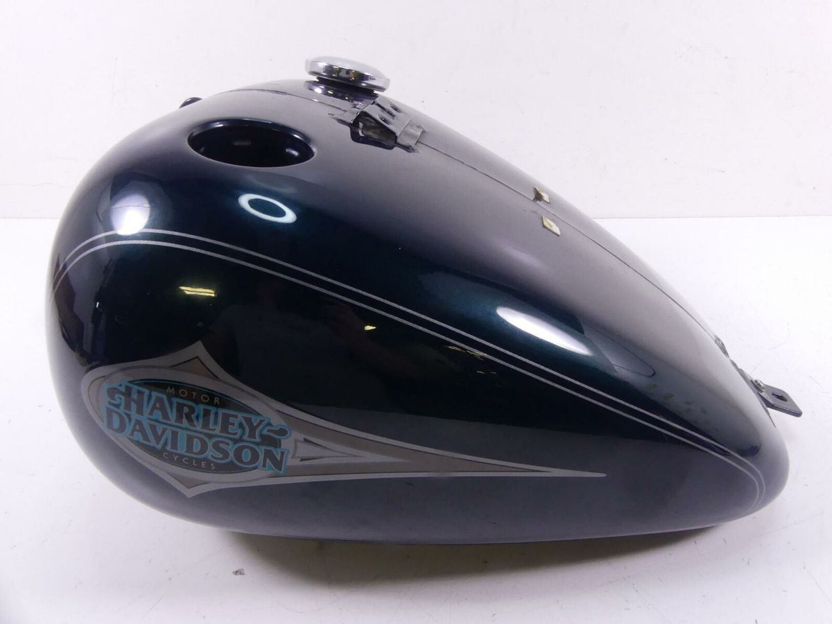 2001 Harley Softail FLSTC Heritage Nice Fuel Gas Tank - Jade Sunglo 62180-00D {{ shop.shopifyCountryName }} - Mototech271