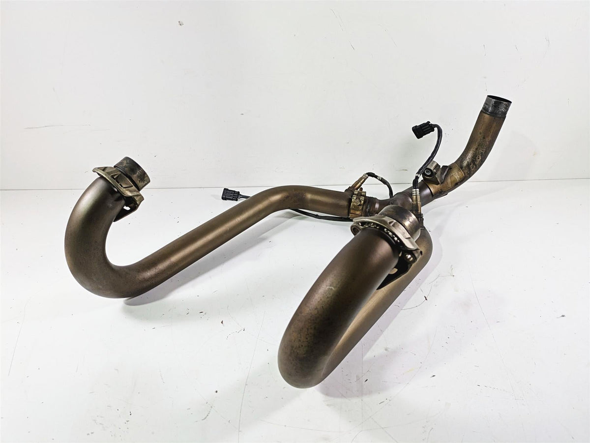 2016 Moto Guzzi Stelvio 1200 8V NTX Exhaust Header & Midpipe Set 897622 897623 {{ shop.shopifyCountryName }} - Mototech271