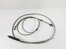 Load image into Gallery viewer, 2016 Harley FXDF Dyna Fat Bob Front Brake Line &amp; Clutch Cable 16&quot; Ape Hanger
