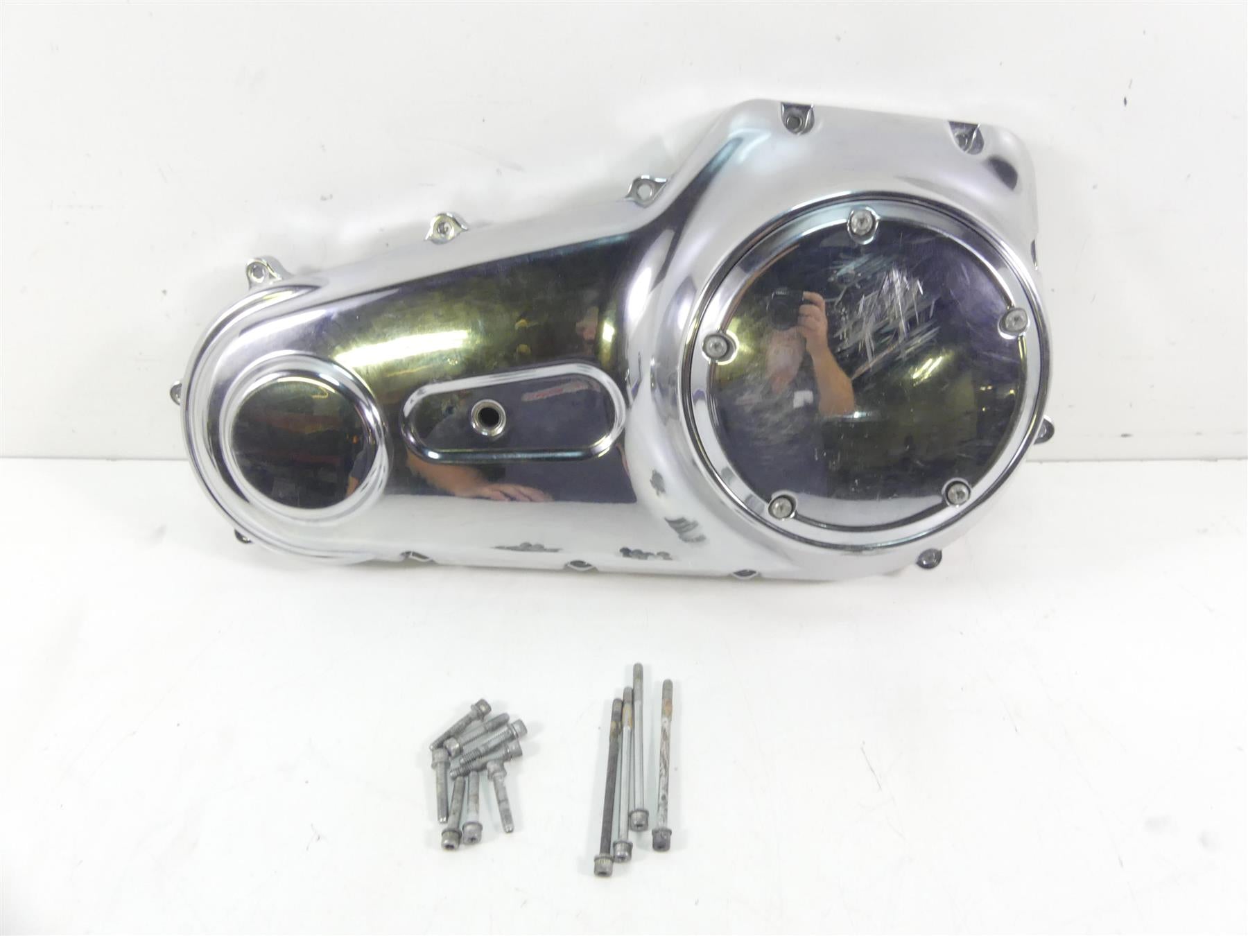 2015 Harley FXDL Dyna Low Rider Outer Primary Drive Cover Mid Ctrl 60761-06 {{ shop.shopifyCountryName }} - Mototech271