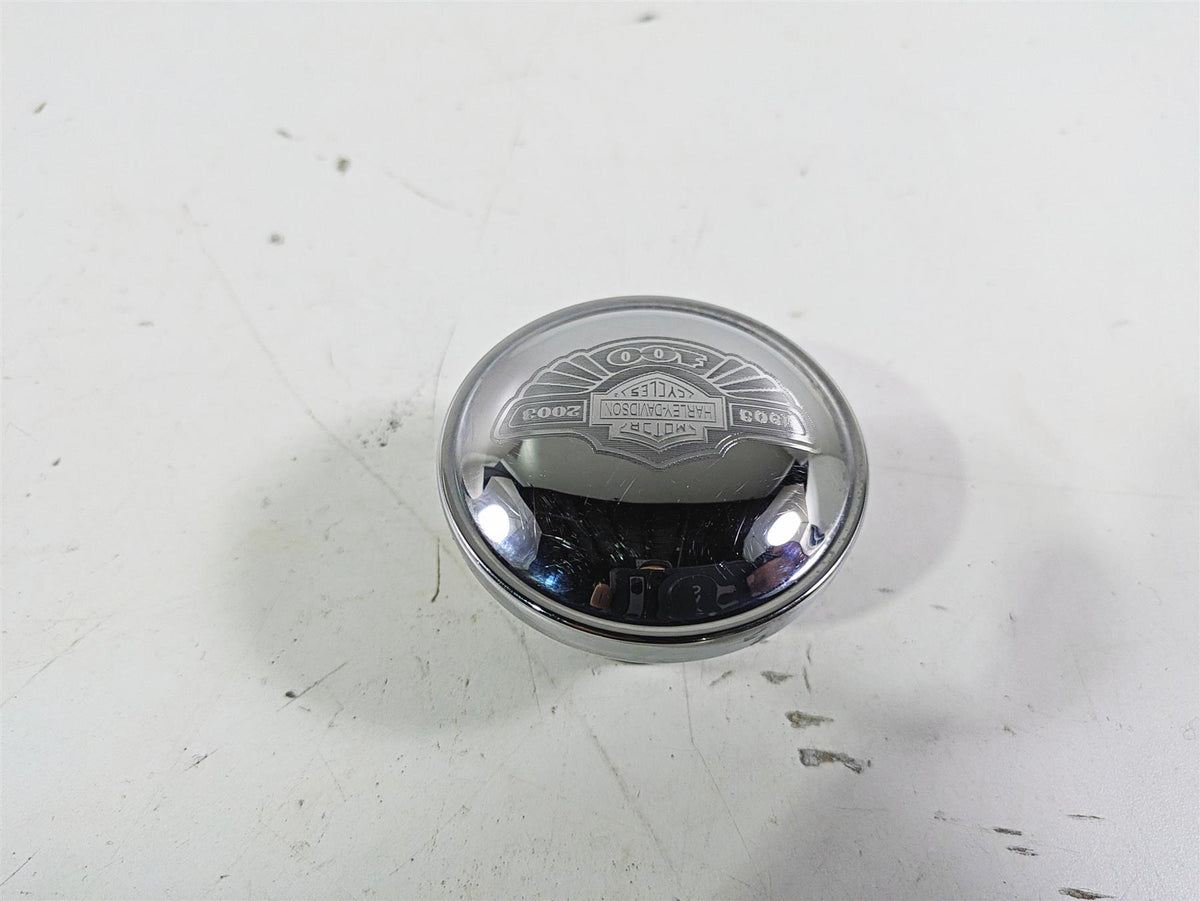 2003 Harley Dyna FXDL Low Rider 100TH Anniversary Oem Fuel Gas Petrol Tank Lid Cap {{ shop.shopifyCountryName }} - Mototech271
