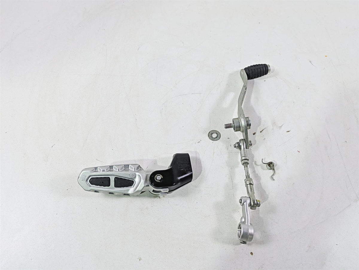2022 Ducati Scrambler Desert Sled Left Front Foot Peg Mount & Shifter 82433661A {{ shop.shopifyCountryName }} - Mototech271