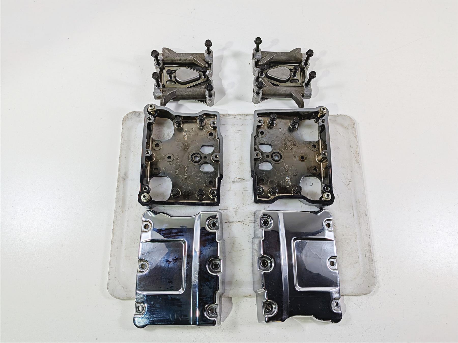 2014 Harley FXSB Softail Breakout Rocker Plates & Valve Cover Set 17543-99A-Mototech271