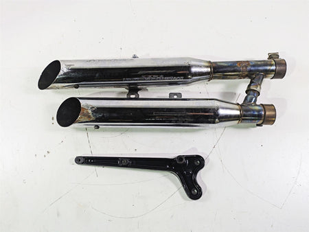 2004 Harley Softail FLSTF Fat Boy Screamin Eagle Slash Cut Exhaust Set 80445-03 {{ shop.shopifyCountryName }} - Mototech271