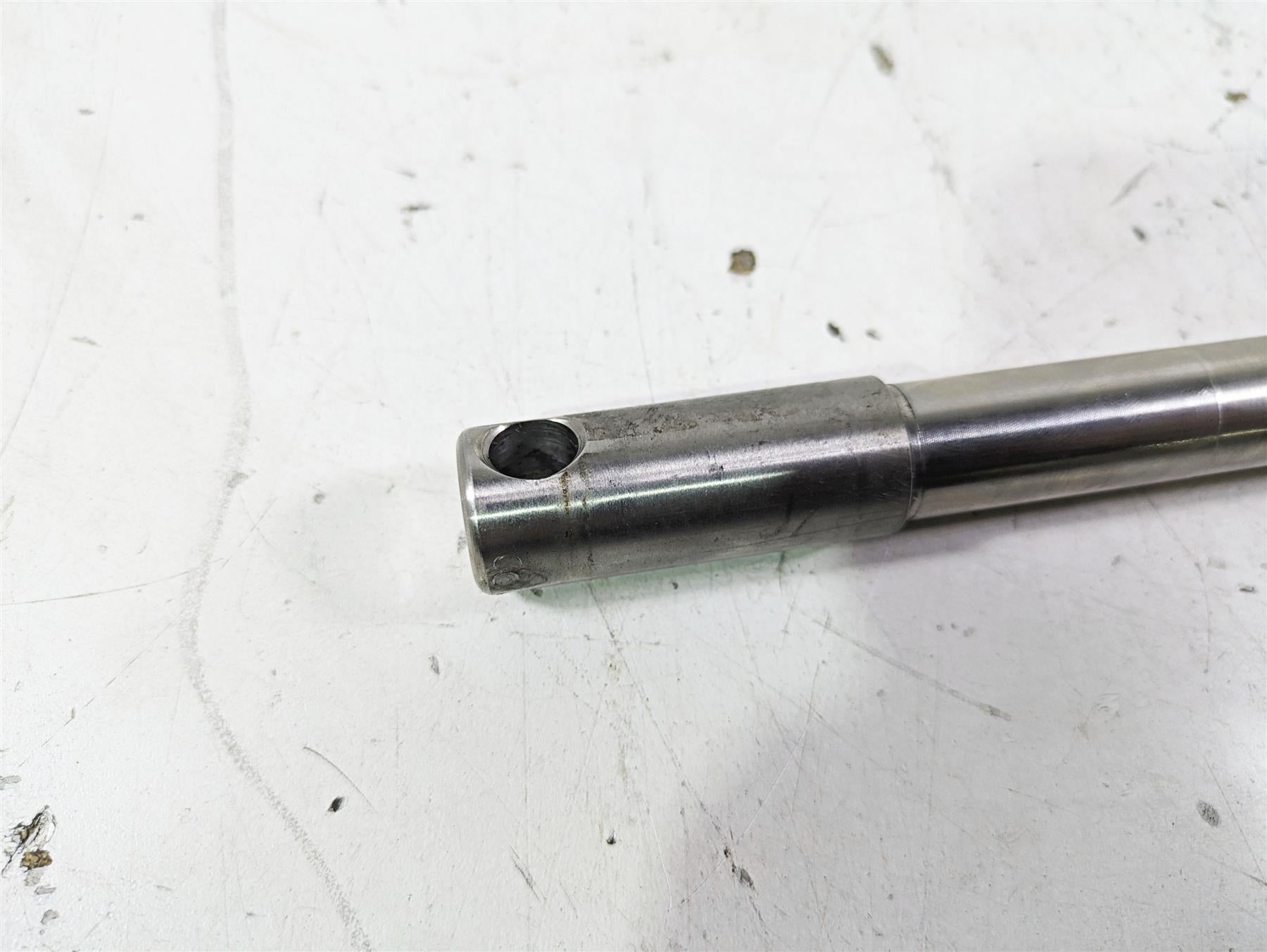 2005 Harley Softail FLSTFSE CVO Fat Boy Front Axle Wheel Spindle 3/4" 41584-86A {{ shop.shopifyCountryName }} - Mototech271