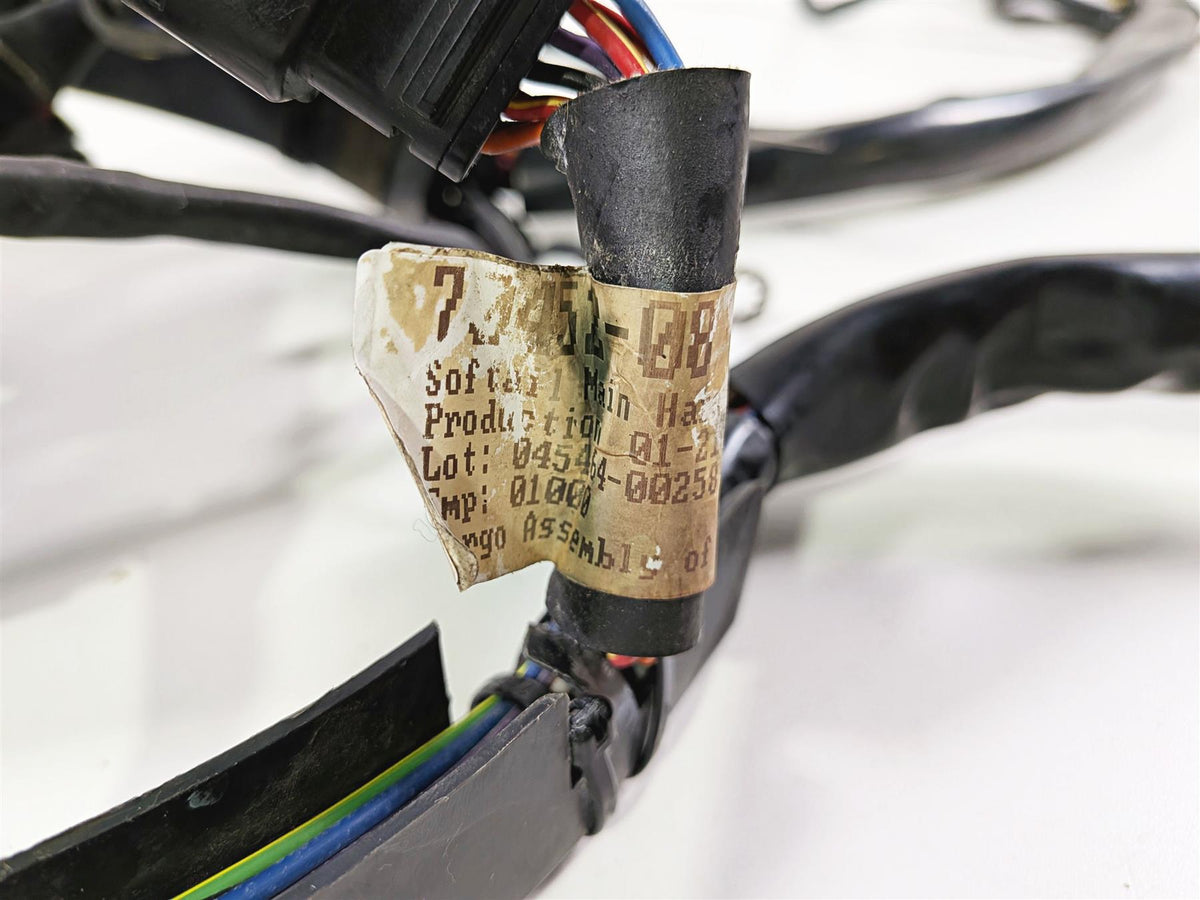 2009 Harley FXCWC Softail Rocker Main Wiring Harness Loom - No Cuts 70452-08 {{ shop.shopifyCountryName }} - Mototech271