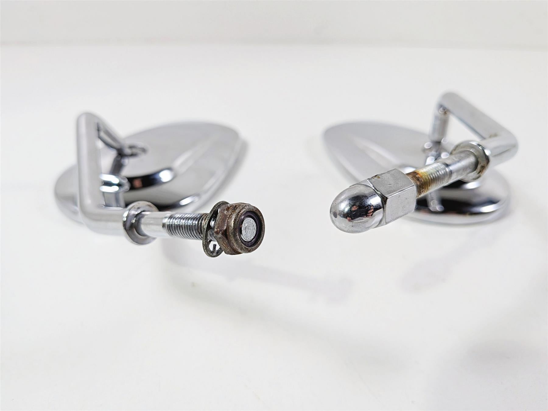 2006 Harley Sportster XL883 Low Rear View Mirror Set Chrome 91846-03B 91848-03B {{ shop.shopifyCountryName }} - Mototech271