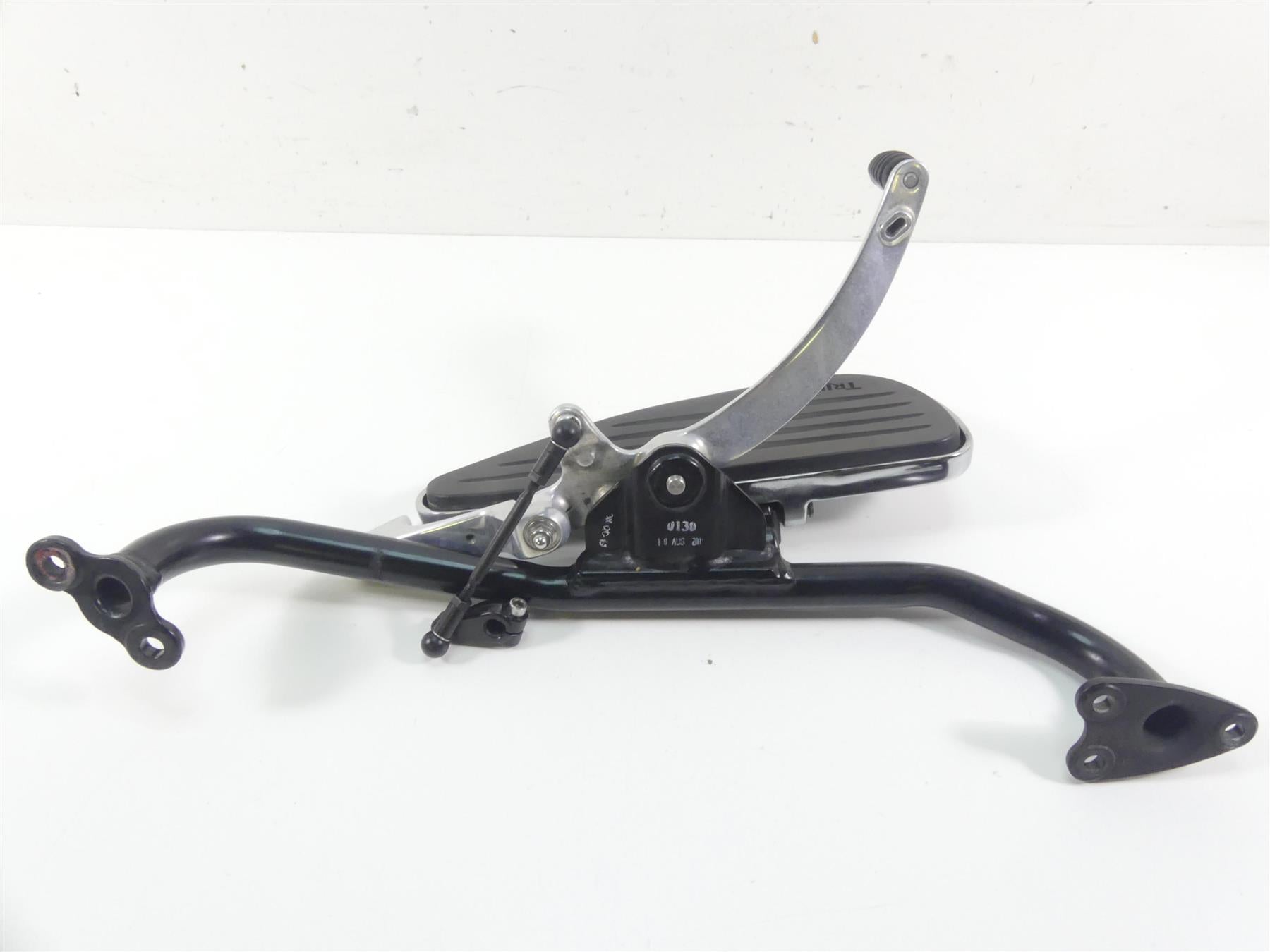 2013 Triumph Rocket 3 Touring Left Rider Foot Peg Mount & Shifter T2089700 {{ shop.shopifyCountryName }} - Mototech271