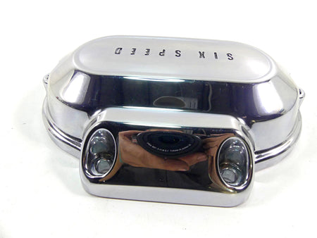 2014 Harley FXDL Dyna Low Rider Clutch Side Chrome Transmission Cover 37126-06 {{ shop.shopifyCountryName }} - Mototech271