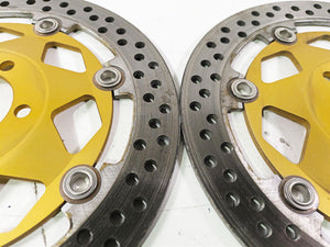 2005 Kawasaki ZX12R Ninja Front Brake Disc Rotor Set 41080-0001-488 | Mototech271