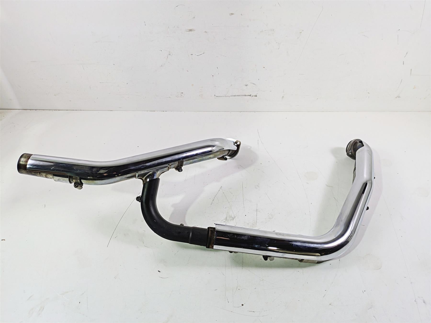 2002 Harley Dyna FXDL Low Rider Oem Exhaust Pipe Header Set 65668-98 65669-98 {{ shop.shopifyCountryName }} - Mototech271