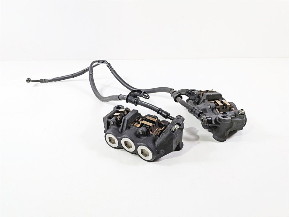 2008 Yamaha YZF R1 RN19 Front Brake Caliper Set 6 Piston & Lines 4C8-2580T-01-00 {{ shop.shopifyCountryName }} - Mototech271