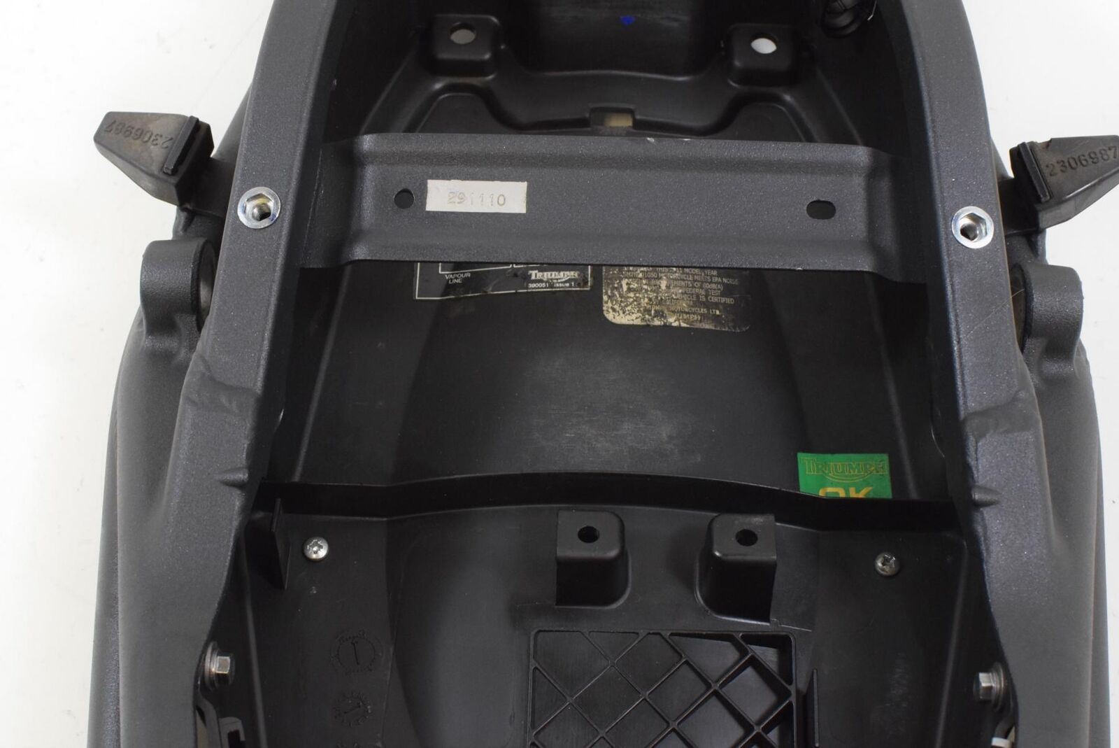2011 Triumph Speed Triple 1050 Rear Subframe Sub Frame Inner Fender T2075900 {{ shop.shopifyCountryName }} - Mototech271