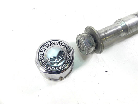 2005 Harley VRSCSE CVO V-Rod Front 1" Axle Wheel Spindle & Caps 41540-04 {{ shop.shopifyCountryName }} - Mototech271