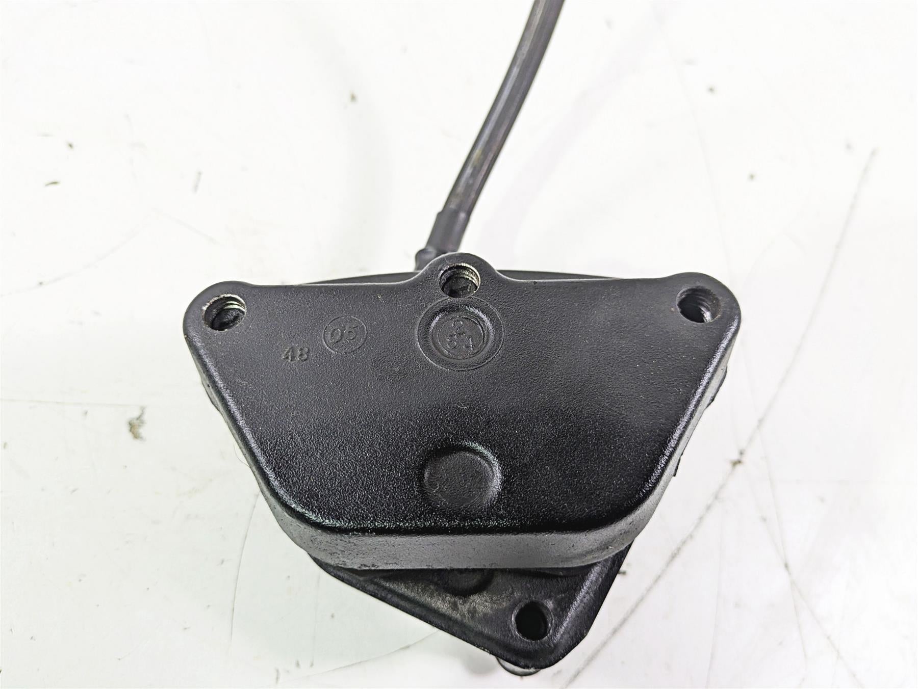 2007 Harley FXDWG Dyna Wide Glide Front Brake Caliper + Line 44046-00D {{ shop.shopifyCountryName }} - Mototech271