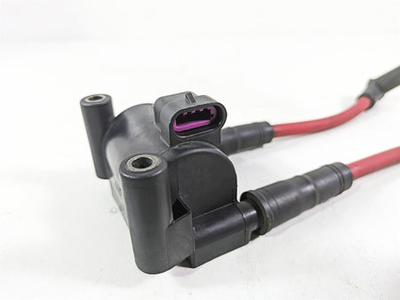 2017 Harley Dyna FXDB Street Bob Delphi Ignition Coil Wires Plug Set 31696-07A {{ shop.shopifyCountryName }} - Mototech271