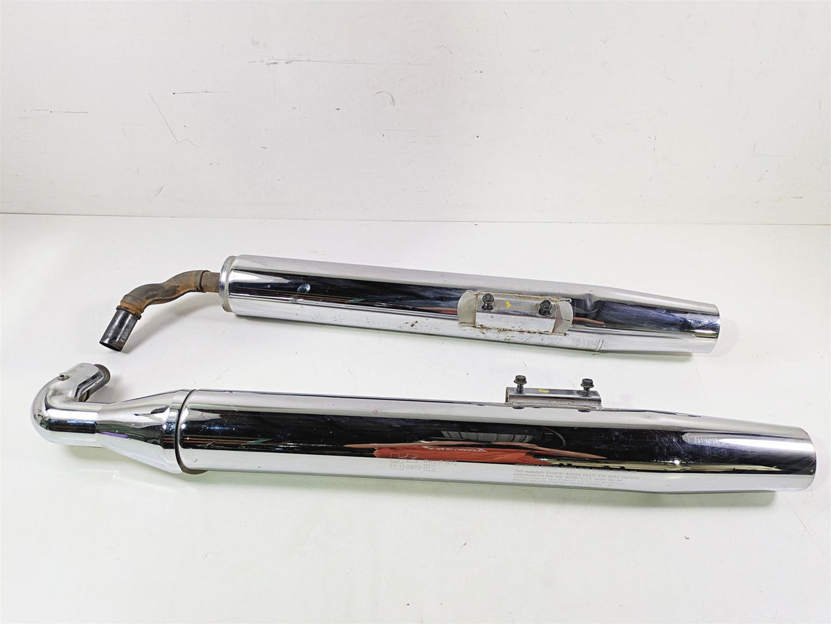 2008 Kawasaki VN1600 Vulcan Nomad Stock Exhaust Pipe Muffler Set 18091-0200 {{ shop.shopifyCountryName }} - Mototech271