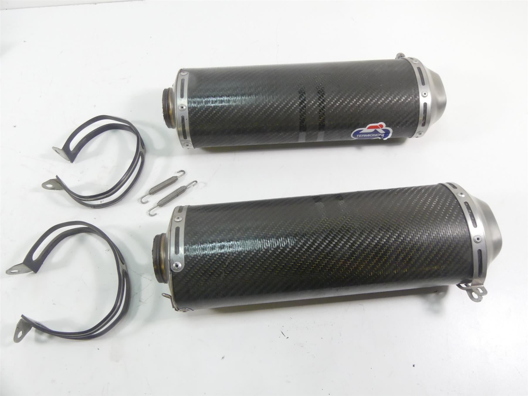 2008 Ducati 1098 S Termignoni Full 70mm Header Pipe Exhaust System 96117807B {{ shop.shopifyCountryName }} - Mototech271