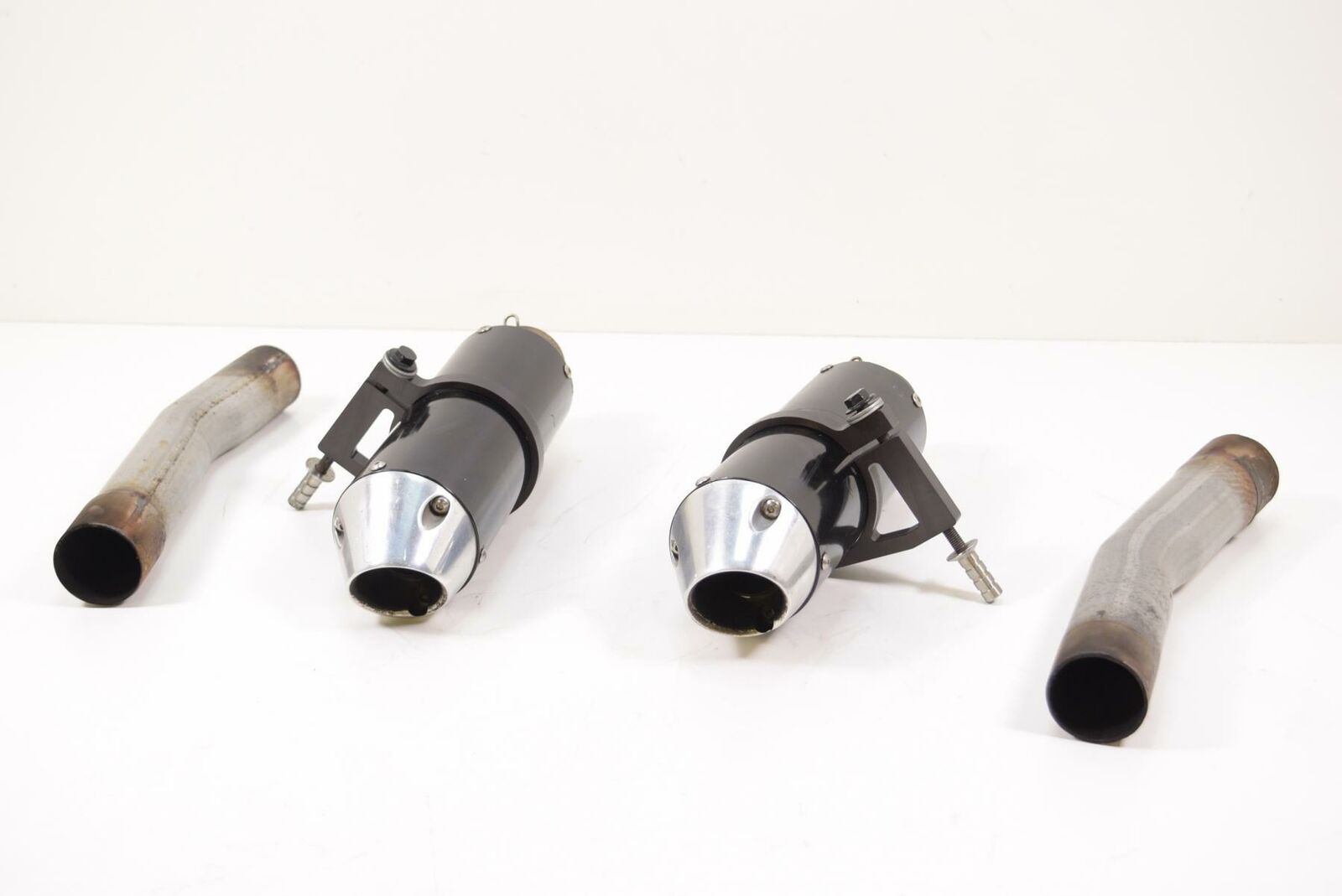 2008 Aprilia RSV2 RSV1000 R Aftermarket Exhaust Pipe Muffler Can Silencer Set {{ shop.shopifyCountryName }} - Mototech271