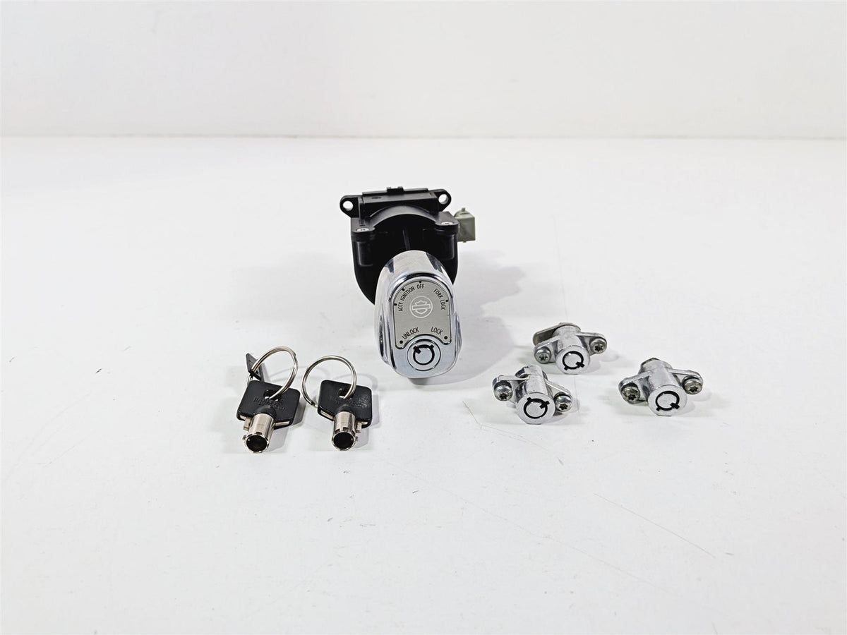 2014 Harley Touring FLHTK Electra Glide Ignition Switch Key Lock Set 71400012B-Mototech271