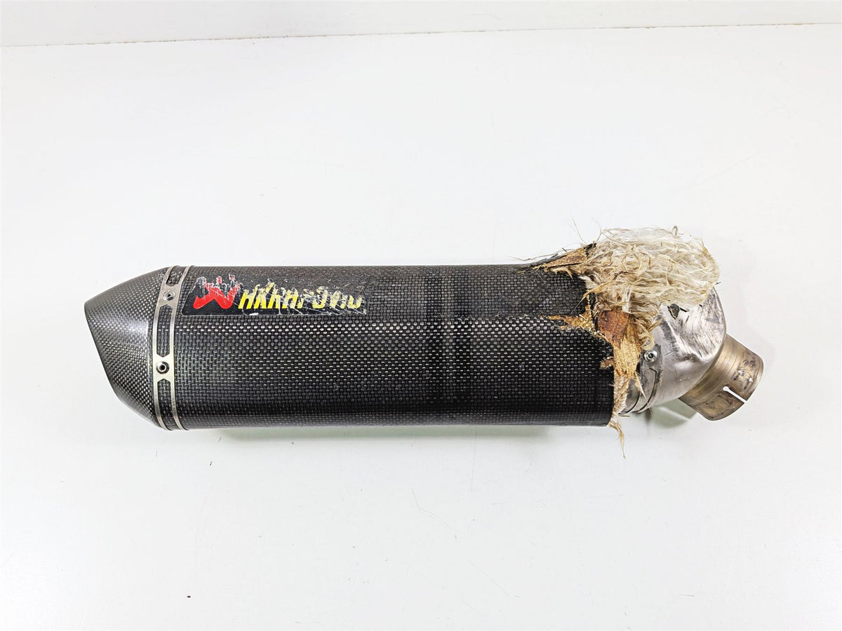 2016 BMW S1000RR K46 Damaged Akrapovic Carbon Fiber Exhaust Pipe Muffler M-HR045-Mototech271