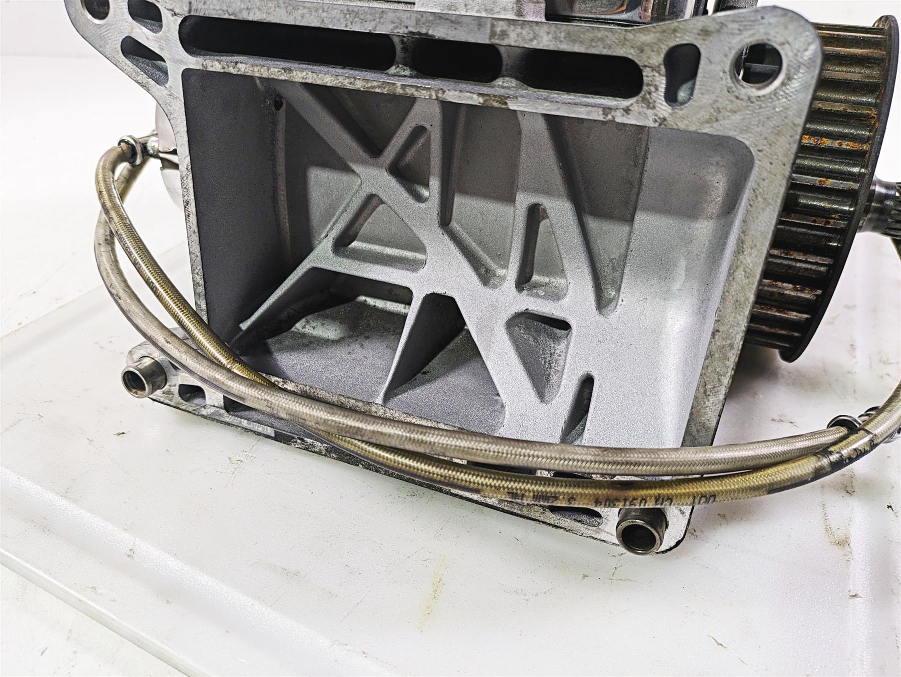 2005 Harley Softail FLSTFSE CVO Fat Boy 5-Sp Transmission Gear Box 42k 33054-05 {{ shop.shopifyCountryName }} - Mototech271