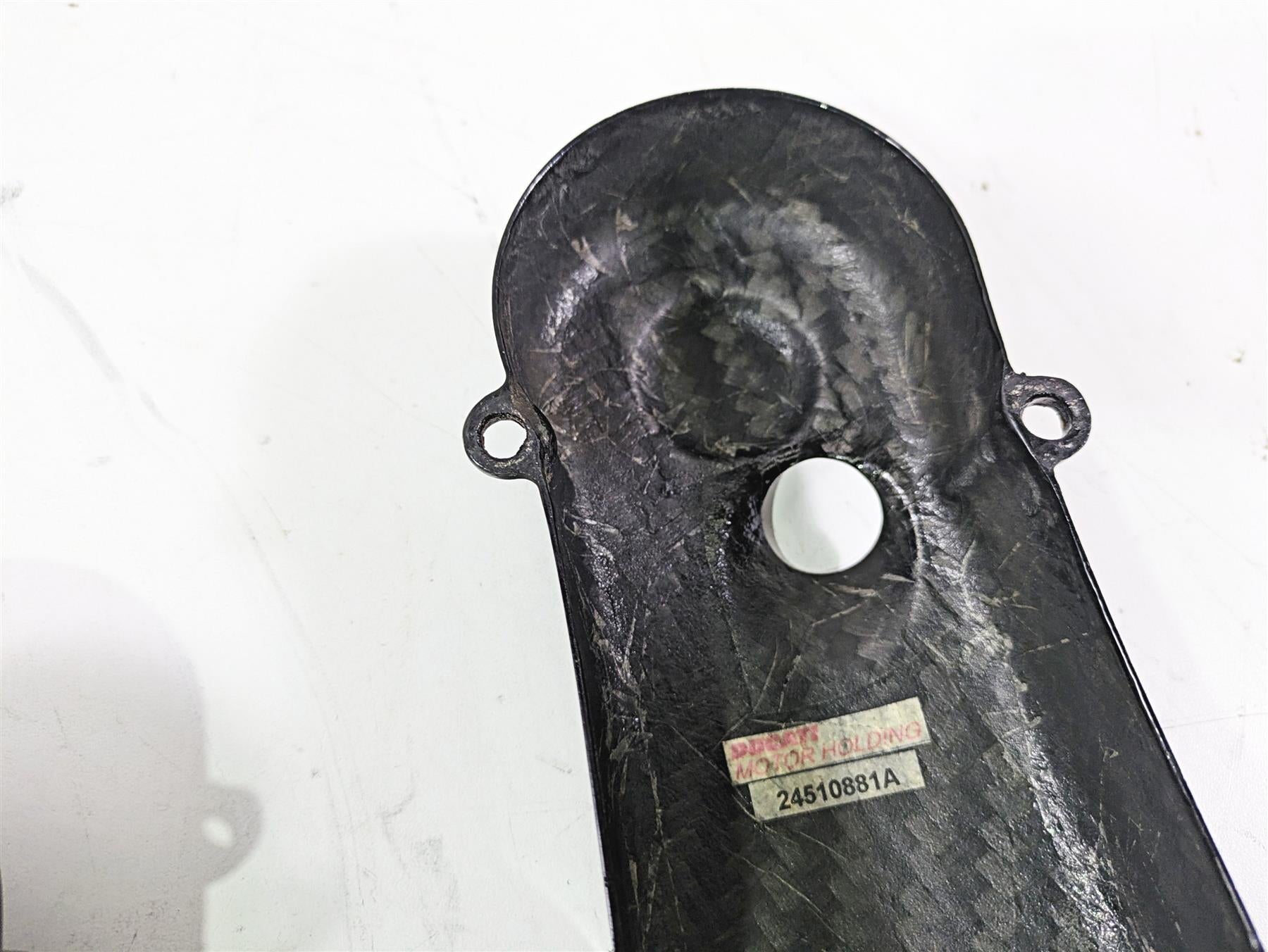 2009 Ducati Monster 1100 S Carbon Fiber Timing Belt Cover 24510881A 24510871A {{ shop.shopifyCountryName }} - Mototech271