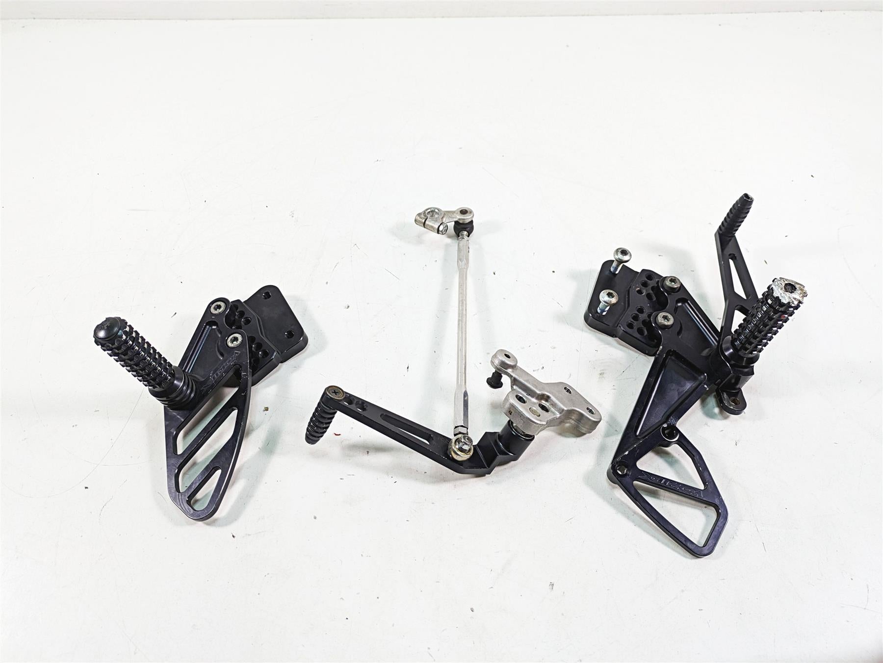 2009 Suzuki GSXR750 K9 Vortex Left Right Foot Peg Lever Rearset - Read RS547 | Mototech271
