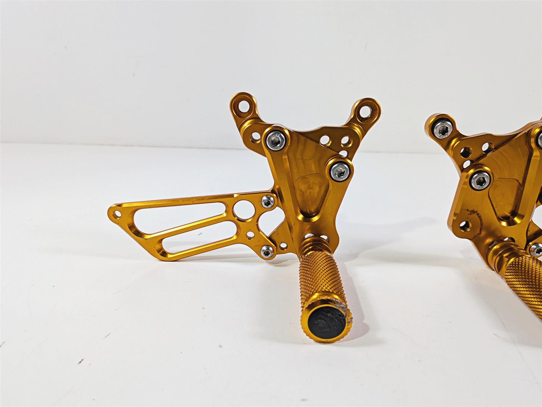2007 Mv Agusta F4 1000R 312 Golden Aftermarket Foot Peg Rearset-Mototech271