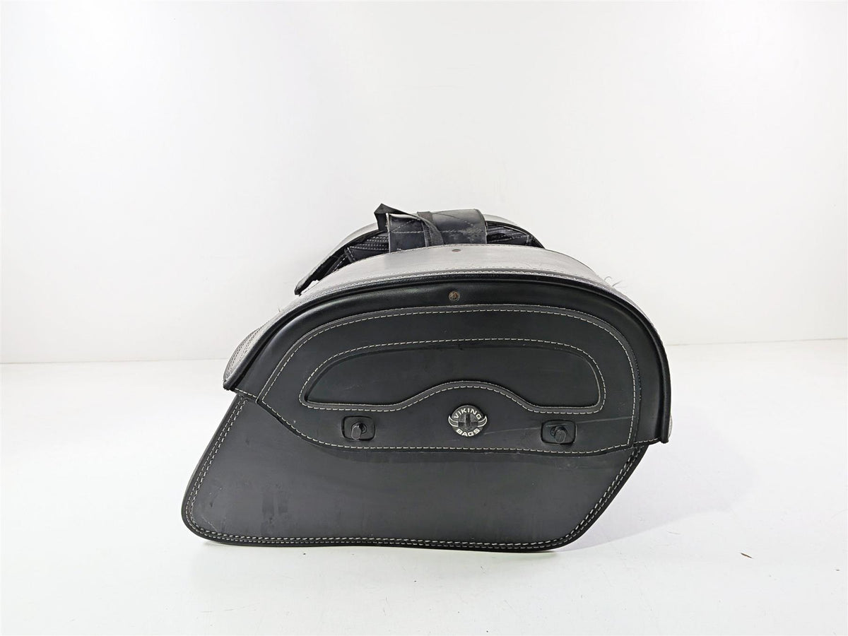 1997 Honda GL1500 CA Valkyrie Viking Bags Leather Saddle Bag Saddlebag Set-Mototech271