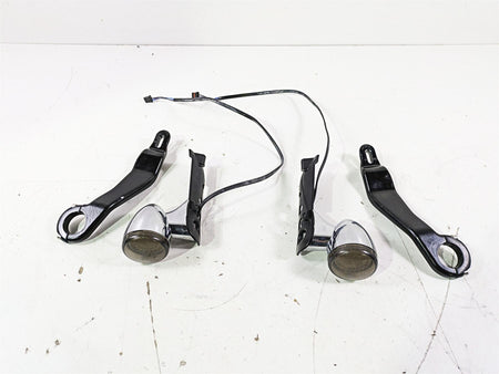 2016 Harley Touring FLTRX Road Glide Front Blinker Turn Signal & Mounts 67800512 {{ shop.shopifyCountryName }} - Mototech271