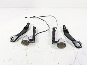 2016 Harley Touring FLTRX Road Glide Front Blinker Turn Signal & Mounts 67800512 | Mototech271