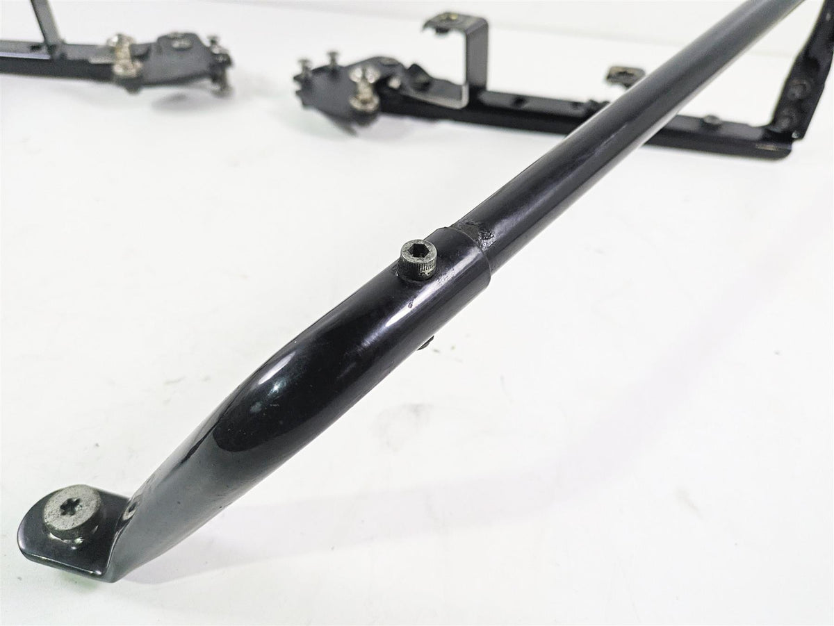 2001 Harley Touring FLHX Street Glide Rear Black Saddle Bag Rack Support Set {{ shop.shopifyCountryName }} - Mototech271