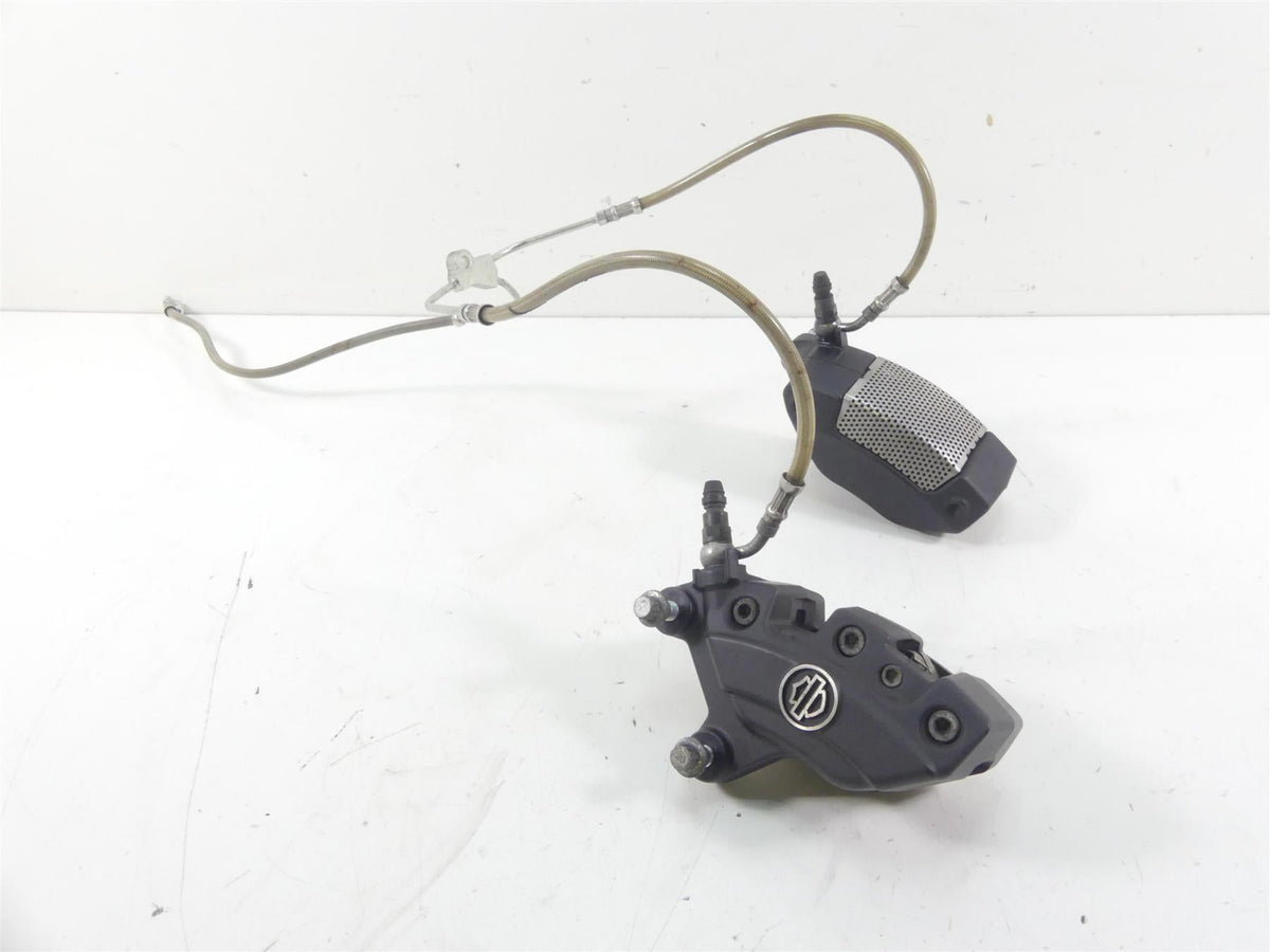 2011 Harley VRSCF Muscle Rod Front Brake Caliper + Lines Set 44732-08 44731-08 {{ shop.shopifyCountryName }} - Mototech271