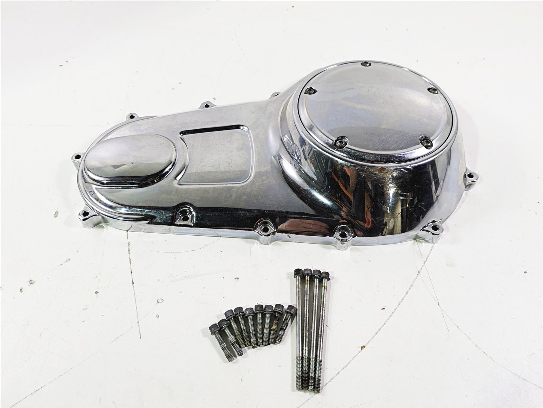 2008 Harley Touring FLHTP Electra Glide Outer Primary Clutch Cover 60685-07 {{ shop.shopifyCountryName }} - Mototech271