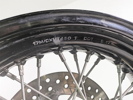 2010 Harley Dyna FXDB Street Bob 17x4.5 Rear Wheel Spoke Rim - Runout 41430-09A {{ shop.shopifyCountryName }} - Mototech271