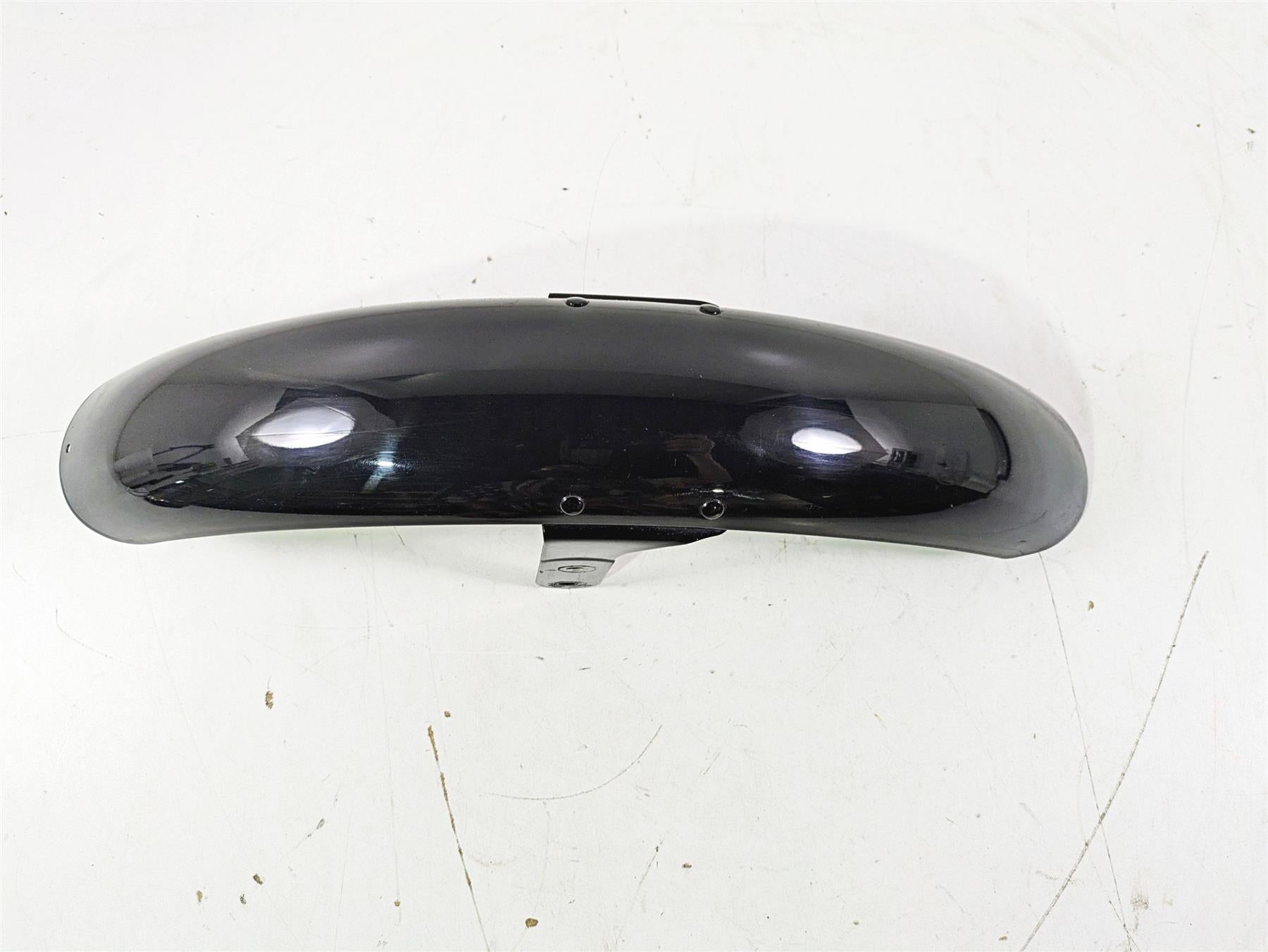2009 Harley FXCWC Softail Rocker Straight Front Fender Vivid Black 60158-08 {{ shop.shopifyCountryName }} - Mototech271