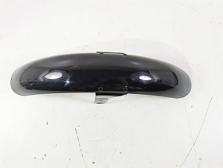 2009 Harley FXCWC Softail Rocker Straight Front Fender Vivid Black 60158-08 {{ shop.shopifyCountryName }} - Mototech271