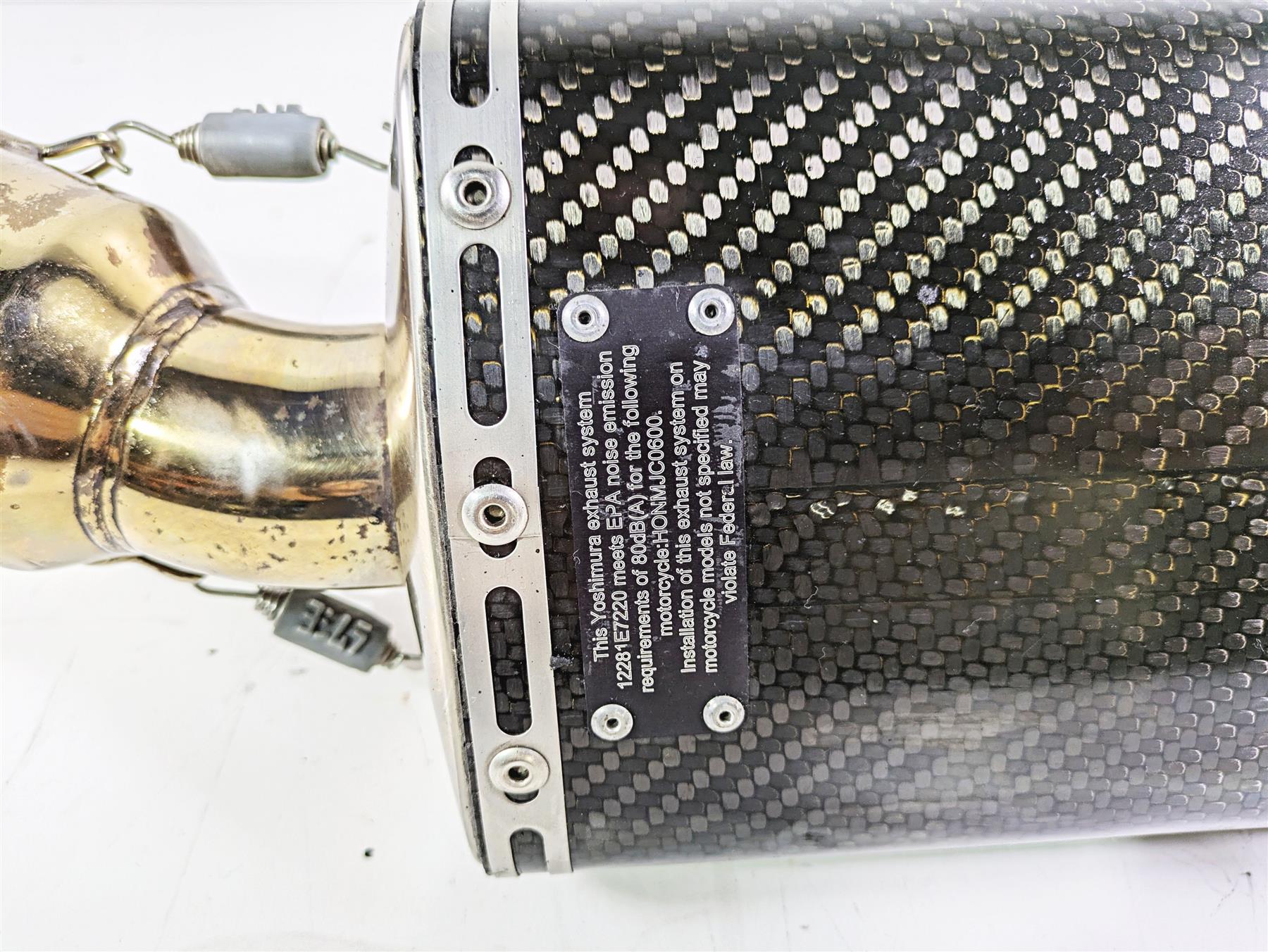 2017 Honda CBR600RR Yoshimura Carbon Fiber Exhaust Slip On & Mid Pipe RS-5 {{ shop.shopifyCountryName }} - Mototech271